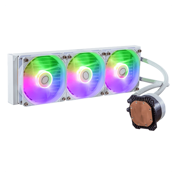 Cooler Master MasterLiquid 360L Core ARGB 360mm CPU Liquid Cooler (White)